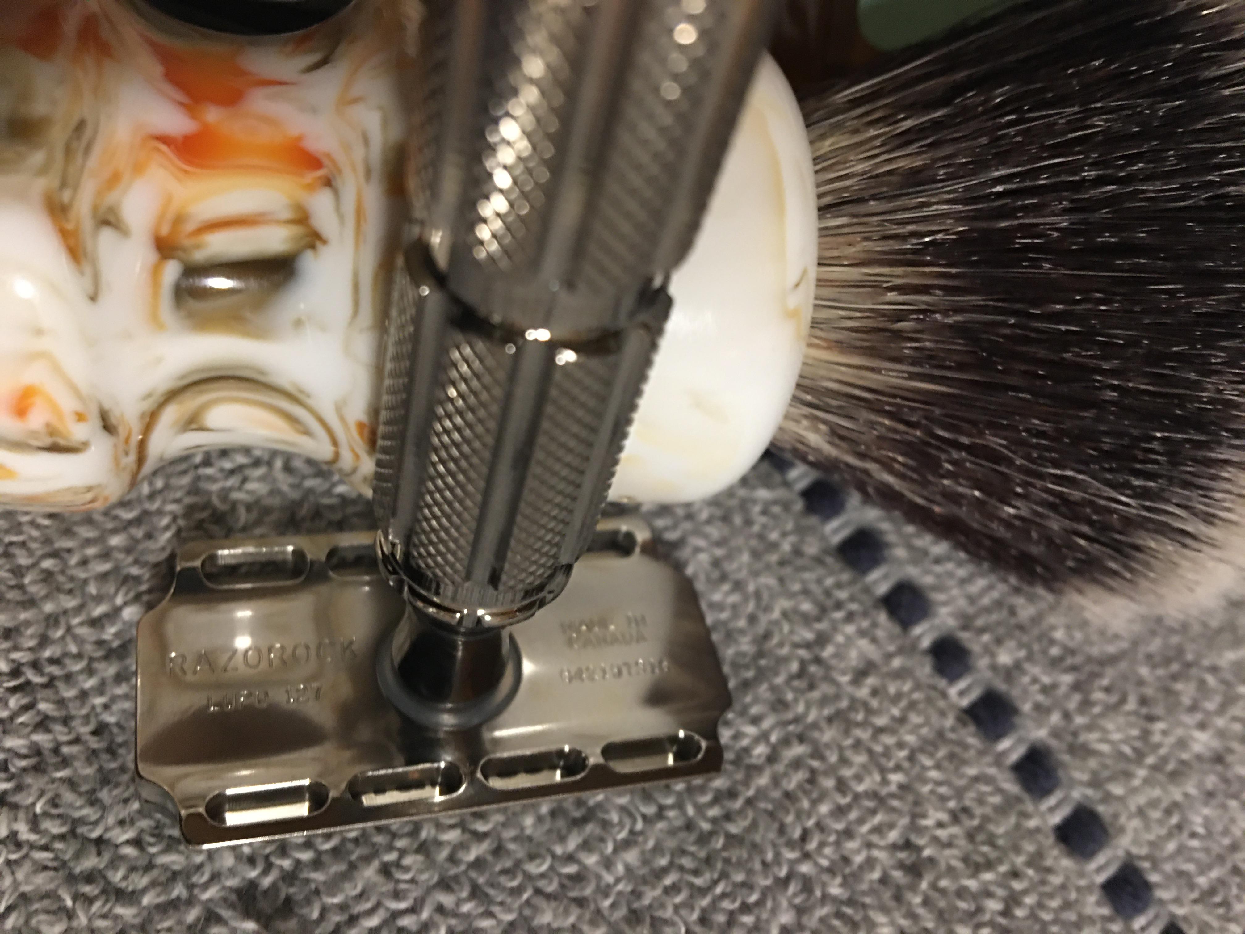 New RazoRock Stainless Steel Lupo 127 SB Base Plate!!!