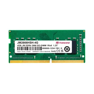 Transcend 創見】JetRam DDR4 2666 16GB 筆記型記憶體(JM2666HSE-16G