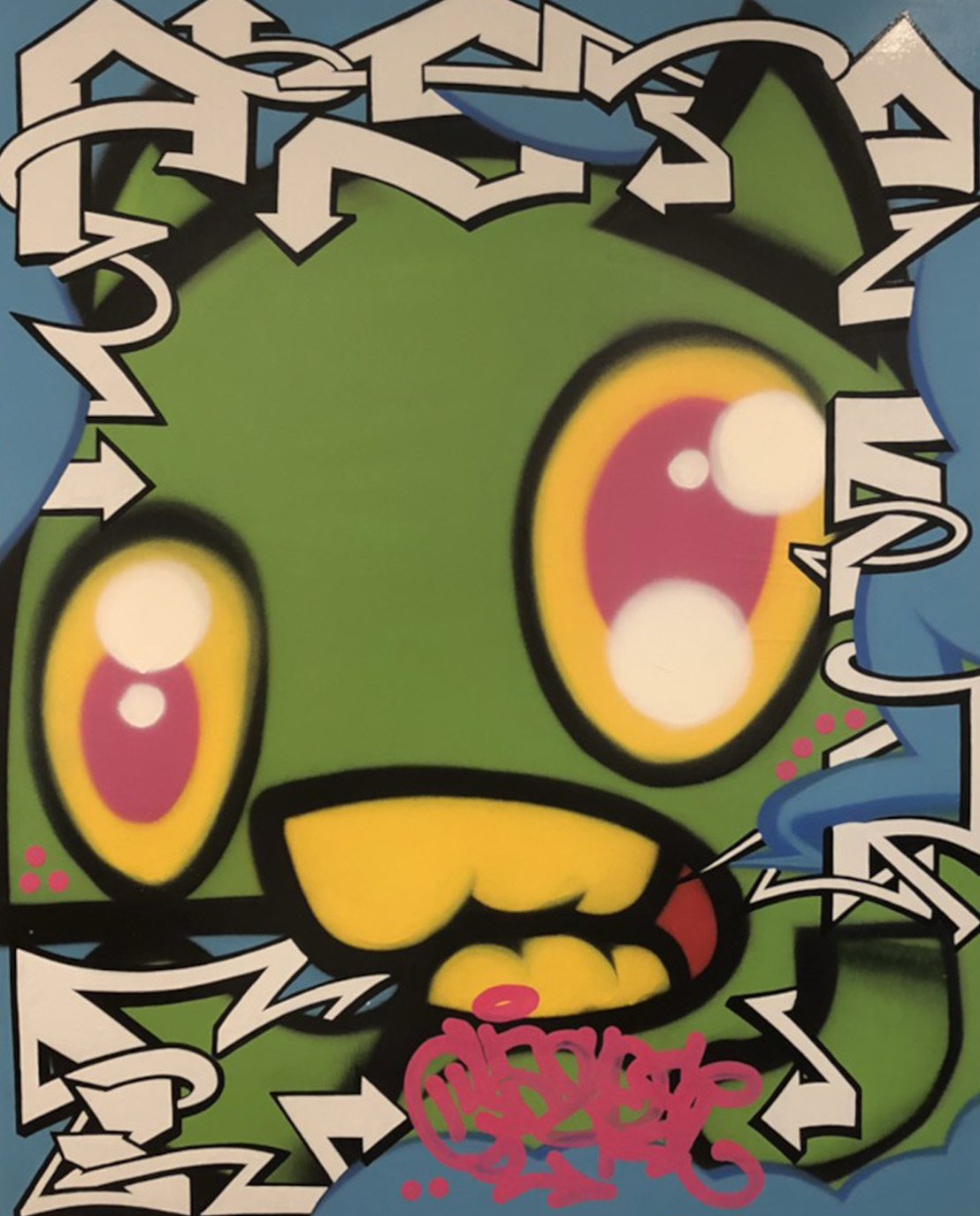 世界を股にかけ活動中のグラフィティライター、CASPERの個展が大阪