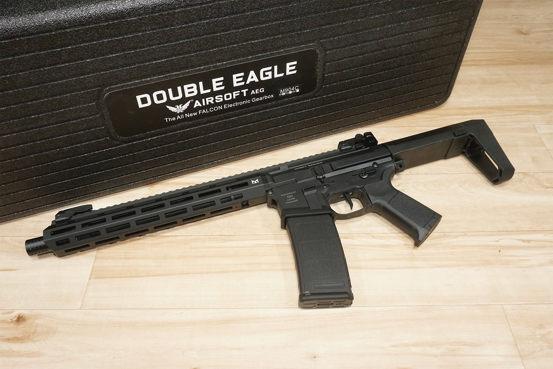 Double Eagle Honey Badger by Q AEG M904C（Falcon DFCS 2.0搭載機