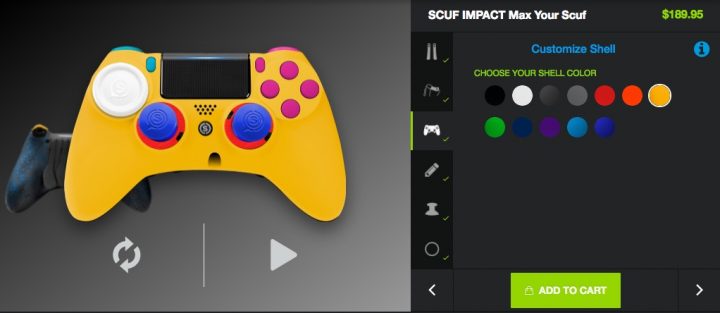 プロゲーマー御用達コントローラーSCUF（スカフ）：PS4用完全新型