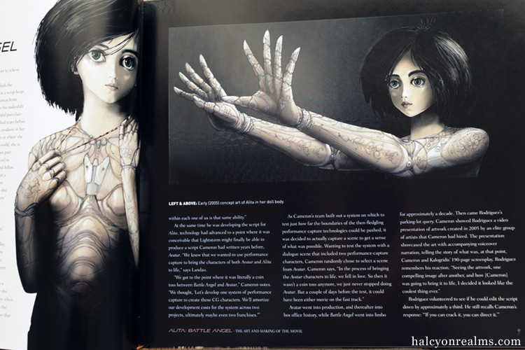 Alita : Battle Angel - The Art and Making of the Movie Book Review