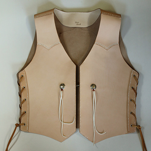 バイカーズレザーベスト（FB1001）【受注生産】 | FREE BIRD 財布＆バッグ