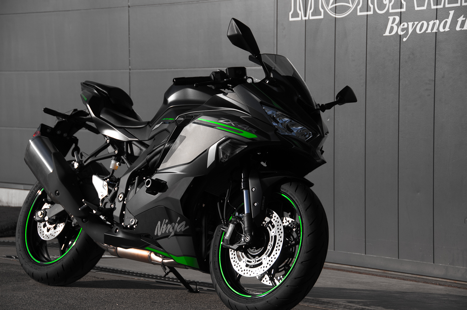 Ninja ZX-4R SE / ZX-4 RR向けのカスタムパーツ開発がスタート