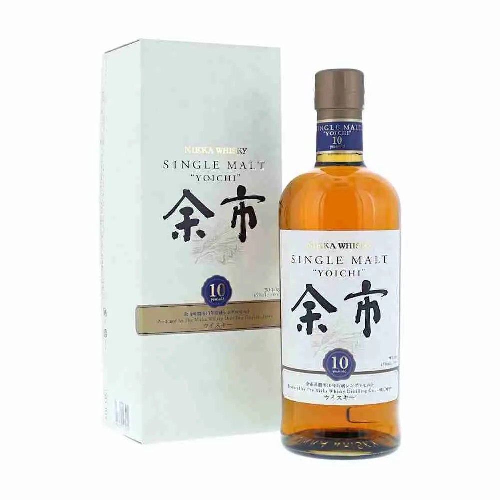 余市 Yoichi 10 Years Single Malt (with box) (700ml) - Wine Panda