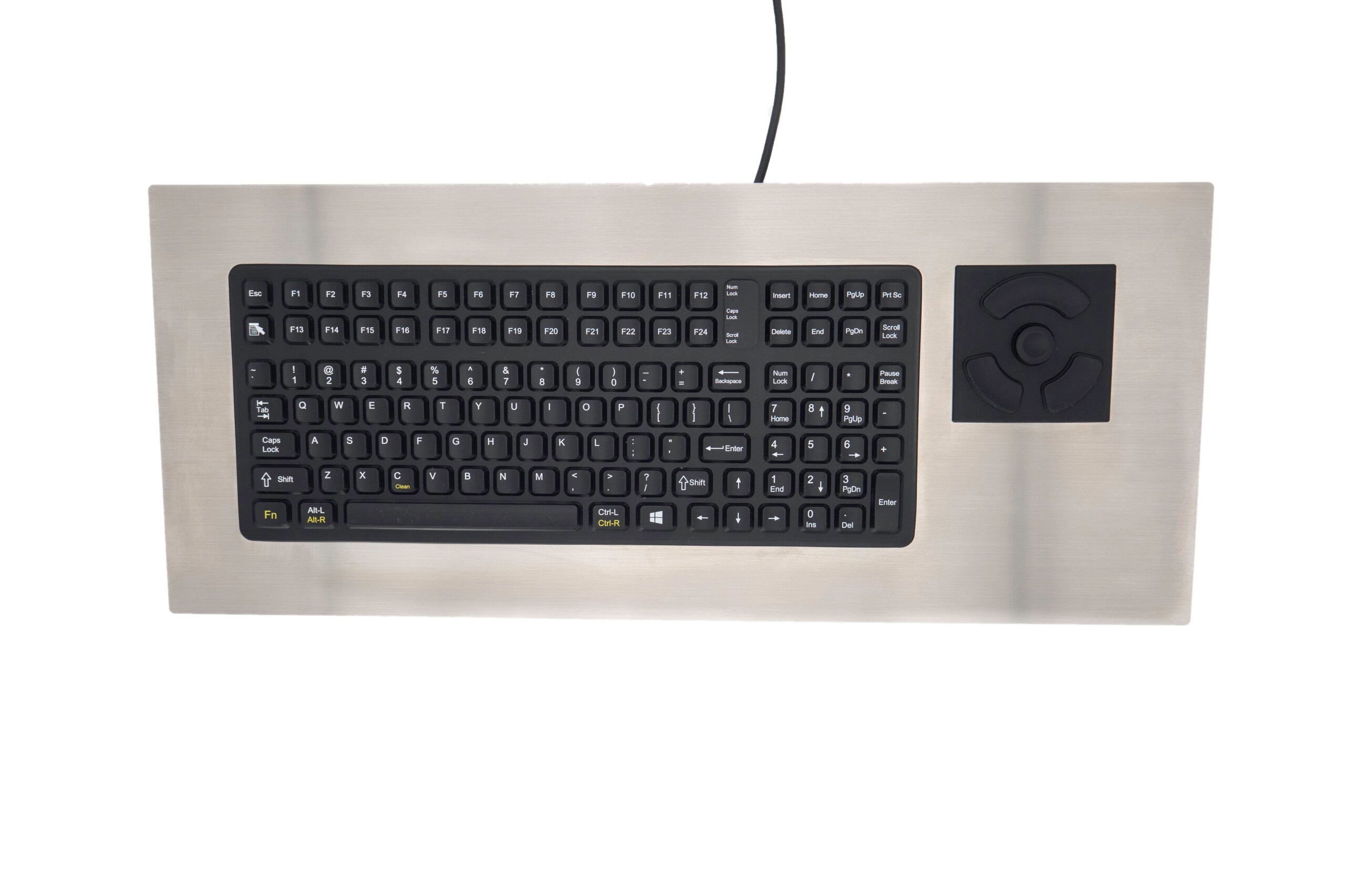 Panel Mount Keyboard with Force Sensing Resistor - SS - PM-2000