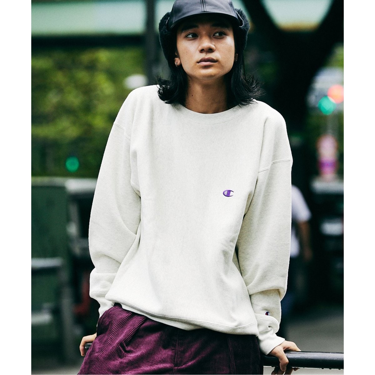 CHAMPION / チャンピオン】別注 R/W クルーネックスウェット