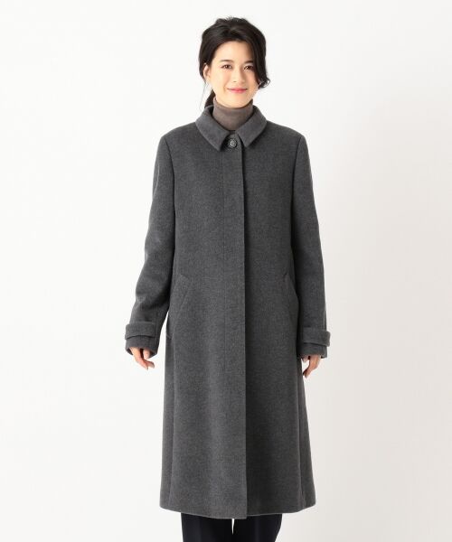 セール】 MENCHI ウールビーバー ステンカラーコート （ステンカラー