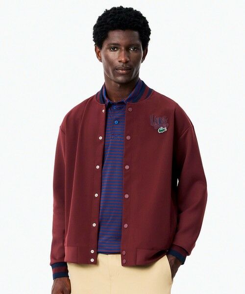 セール】 耐水 耐風 ハイストレッチ バーシティゴルフジャケット