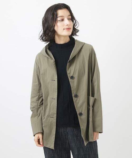 セール】 ナイロンストレッチフード付きコート （その他アウター