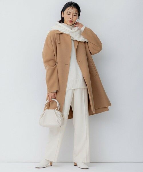 滝沢眞規子さん着用】ウールリバー コート （その他アウター）｜23区