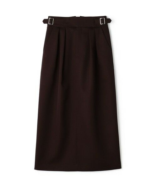 ウールギャバジン グルカスカート （ロング・マキシ丈スカート