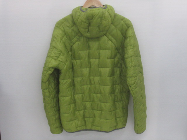 メンズ・マイクロ・パフ・フーディ グリーン | アウトドア用品