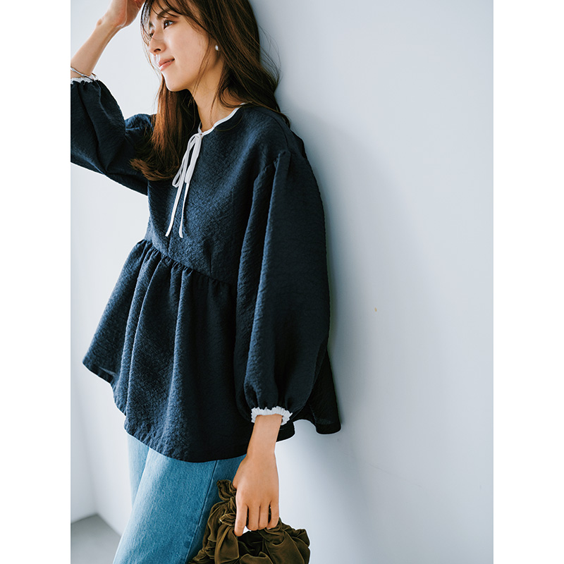 高見えブラウス】ボトムス不問の“華奢見えシルエット”が嬉しい！ | VERY