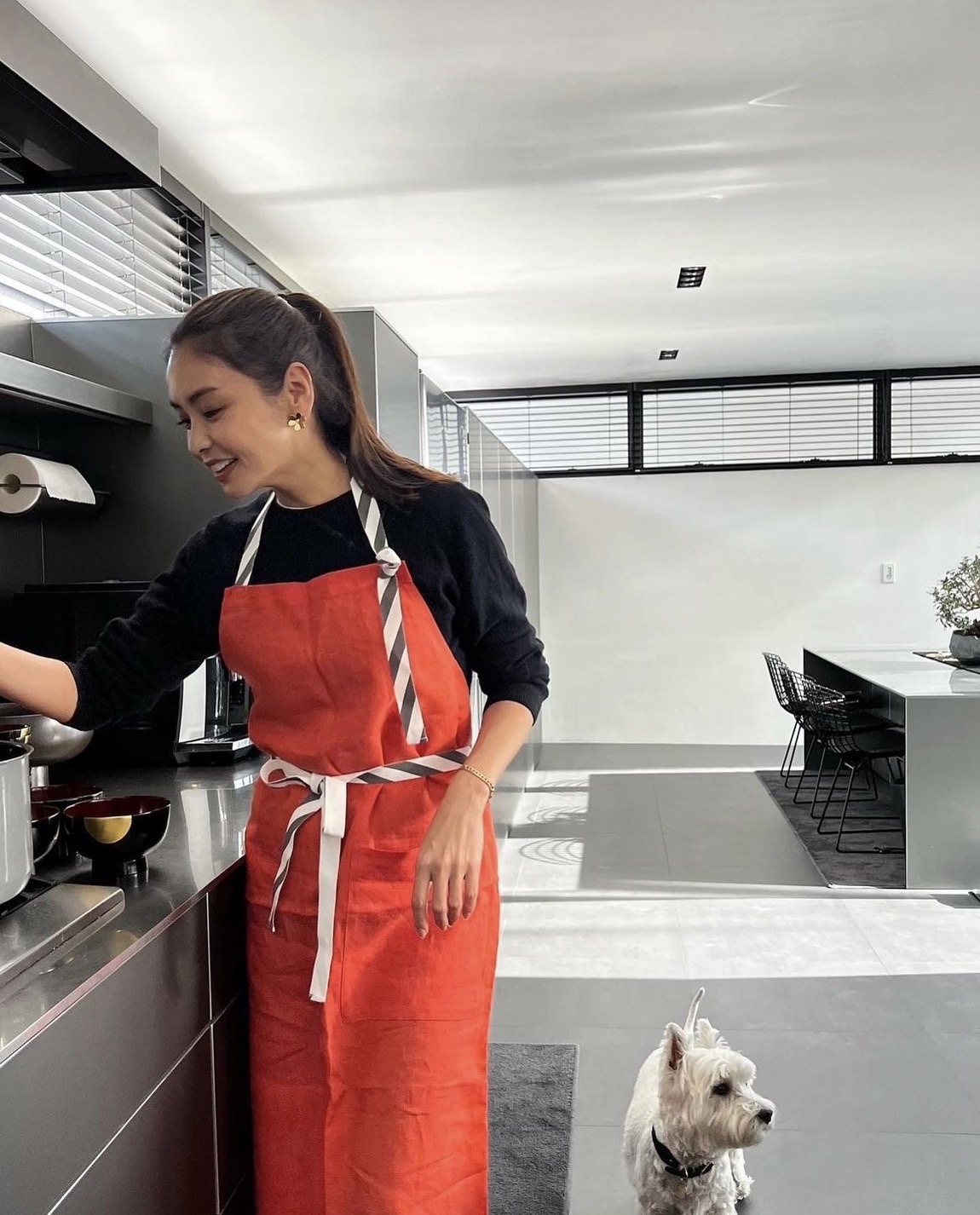 滝沢眞規子さんプロデュースのエプロンがオシャレすぎる【プレゼント