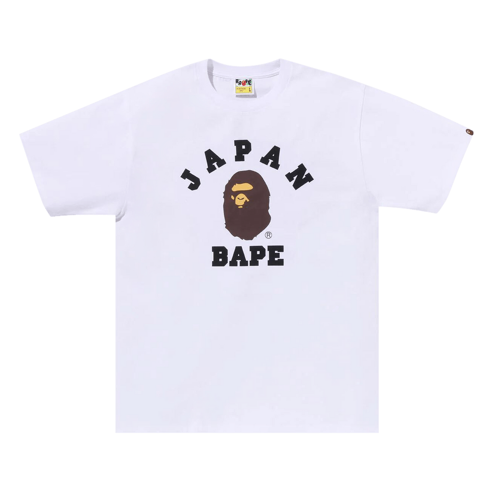 Buy BAPE Japan College City Tee 'White' - 1K22 110 018 WHITE | GOAT
