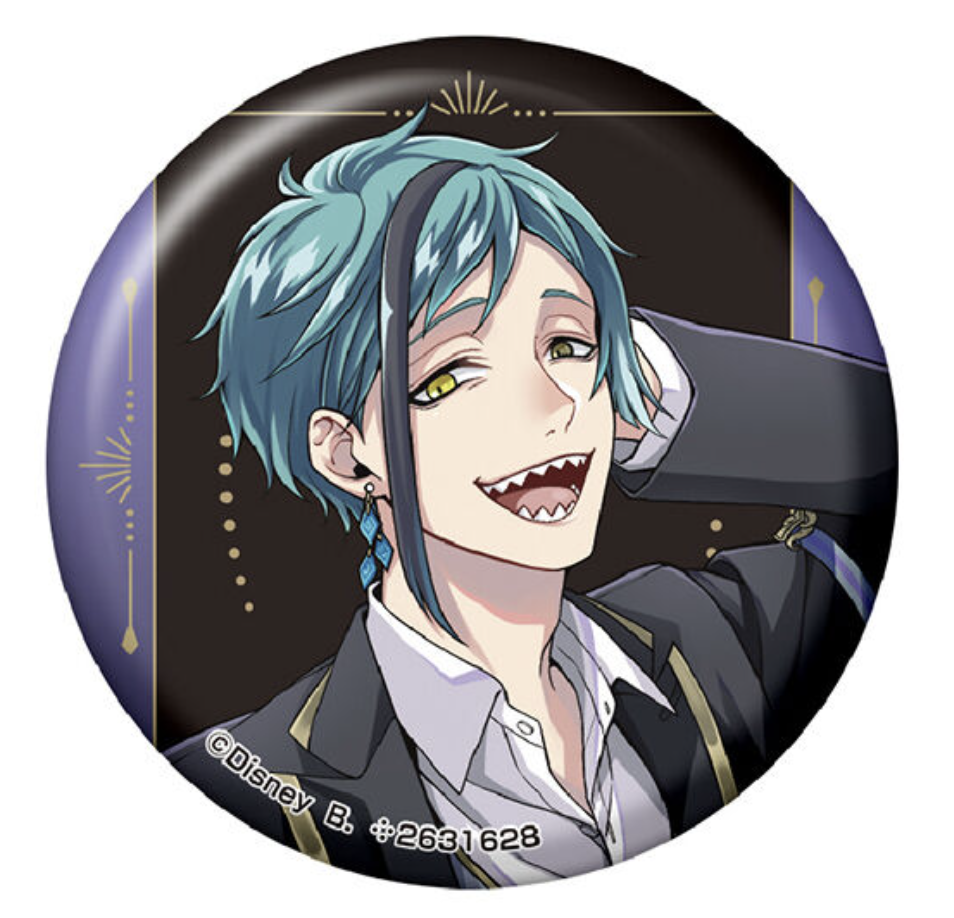 ツイステッドワンダーランド】フロイド・リーチ/カプセル缶バッジ