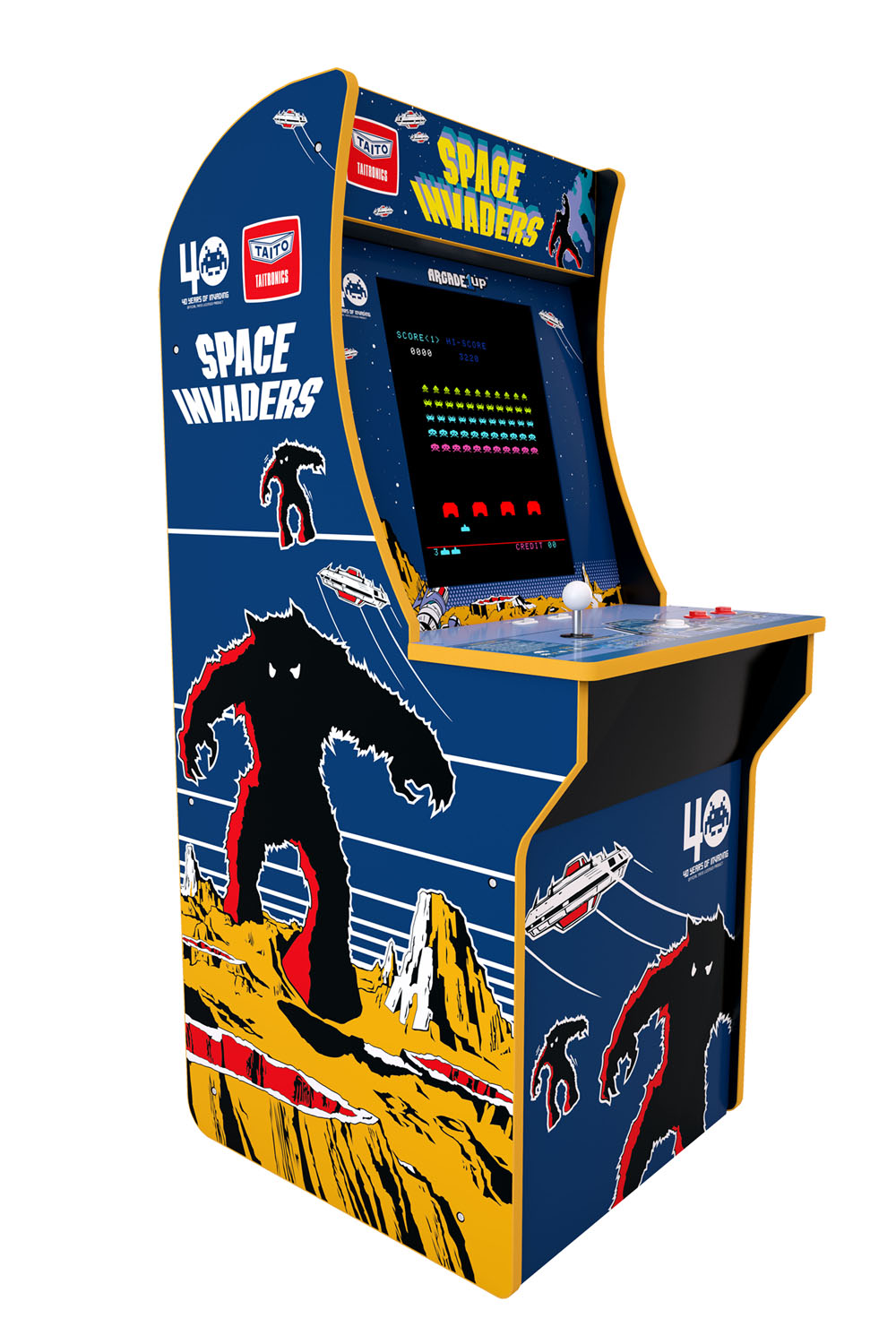 アーケード筐体を4分の3サイズで タイトー、家庭用「ARCADE1UP」発売