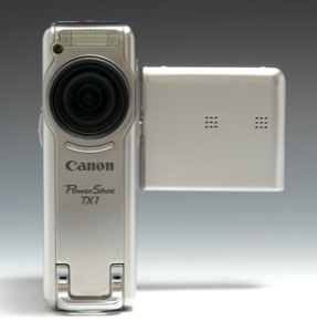 旅行に最適な超望遠／動画コンパクト――キヤノン「Powershot TX1