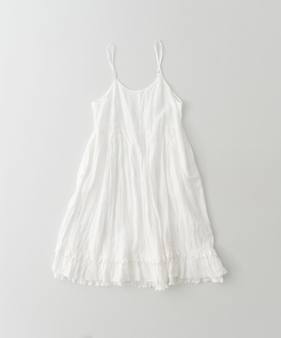 ◎60リネンレースヘムキャミドレス｜nest Robe / CONFECT ONLINE SHOP