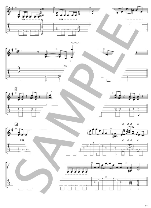 楽譜】CHAMP / B'z (ギターソロ / 中〜上級) - Piascore 楽譜ストア