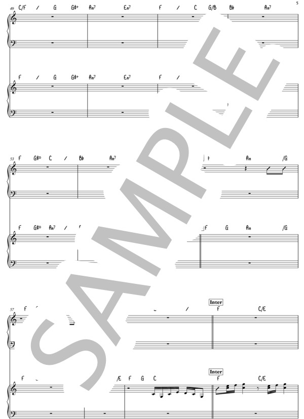 楽譜】点描の唄 feat.井上苑子 / Mrs. GREEN APPLE (バンドスコア