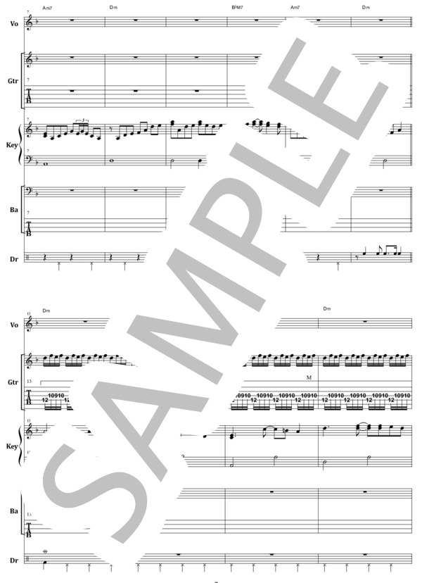 楽譜】マイケル・シェンカー ドクター・ドクター LIVE バンド・スコア