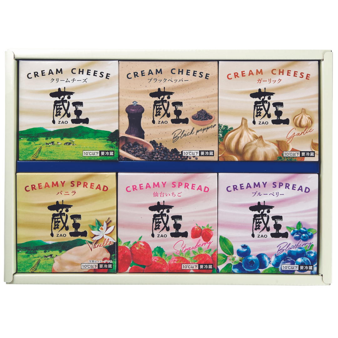 クリームチーズ6個詰合せ | 蔵王チーズ公式ショップ