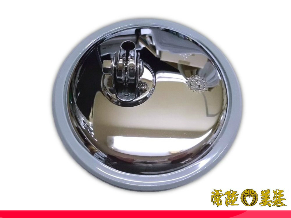 ヤマダ製 メッキ平面ミラー200Φ（ミラー単体） | トラックショップ常陸美装