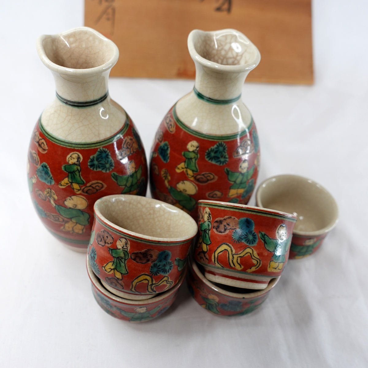 九谷焼 木米 色絵 酒器セット | WE21ジャパン