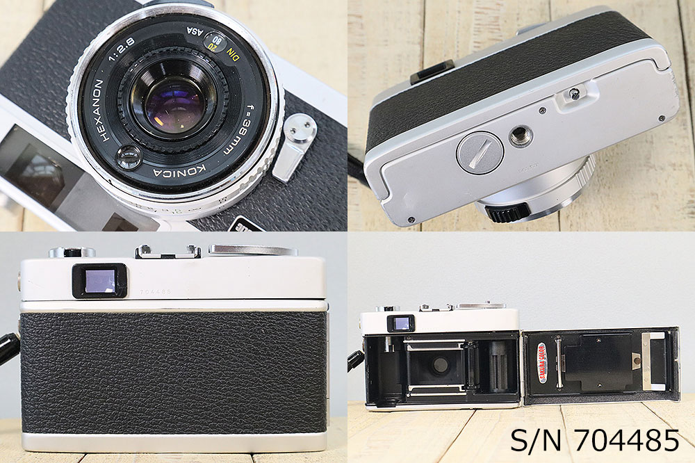中古】【送料無料】【保証付 】KONICA C35 Flashmatic S/N 704485