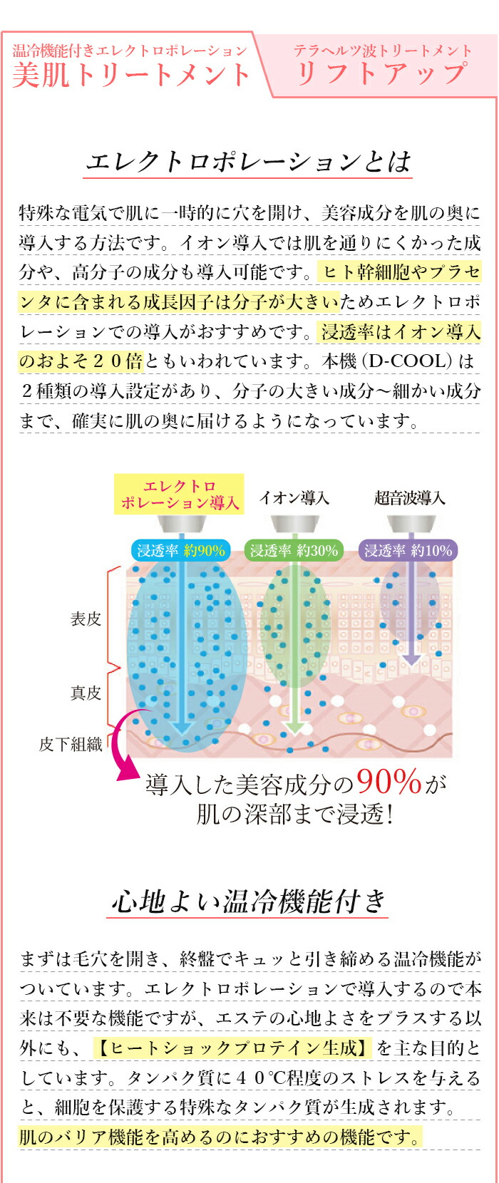FORTUNA D-COOL - セルフエステ フェイシャルケア 業務用美容機器の