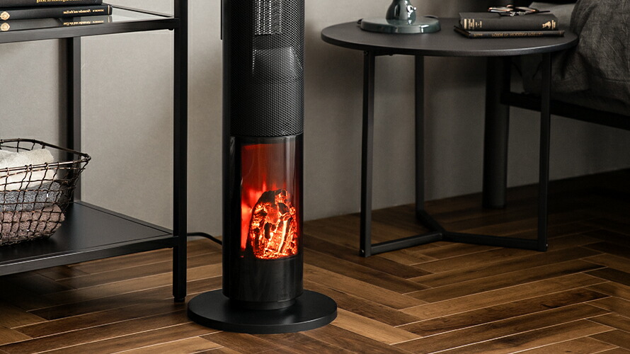 SUNRIZE 暖炉型セラミックファンヒーター | モダンデコ
