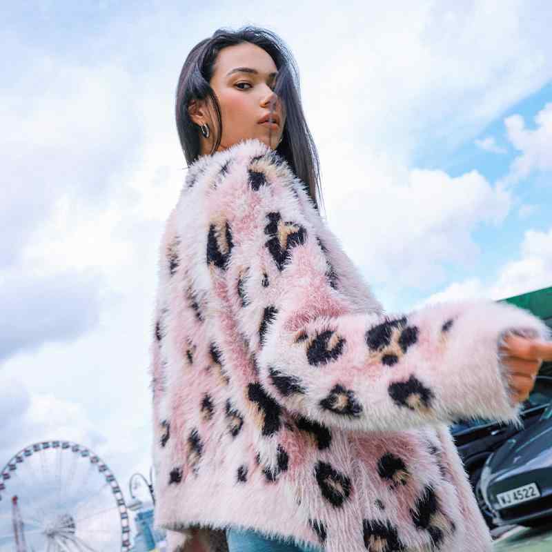 楽天市場】ファー カーディガン レディース おしゃれ ジャケット V