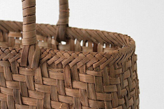 楽天市場】悠帆作やまぶどう籠(国産/網代編み/定番型/中サイズ)(約)幅