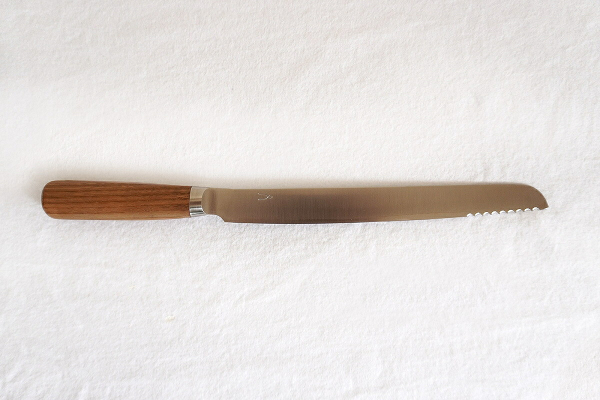 包丁工房タダフサ パン切り包丁 ブレッドナイフ 抗菌炭化木 パン切り HK-1