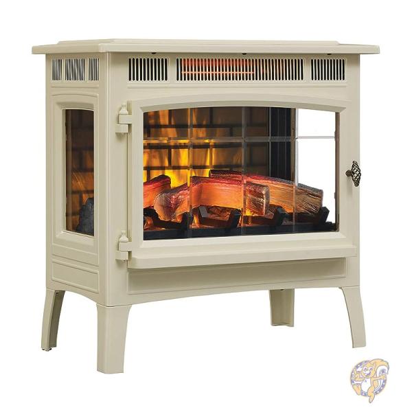 楽天市場】電気暖炉ストーブ 赤外線 3D 炎効果付き ヒーター