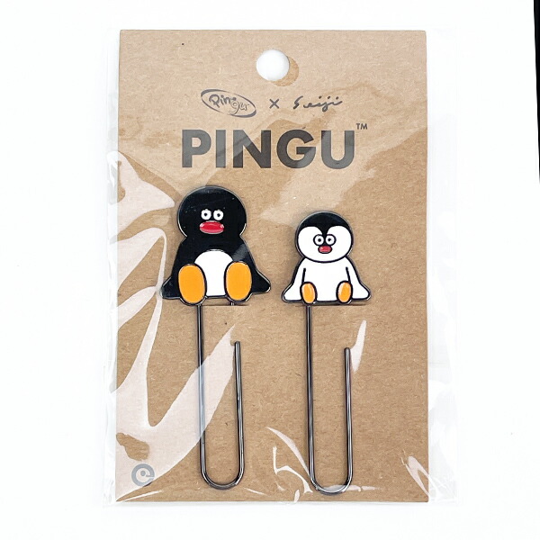 ピングー(PINGU)×松本セイジ メタルクリップセット（PINGU&PINGA） 文具