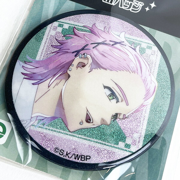WIND BREAKER グリッター缶バッジ 桐生三輝 アクセサリー 推し活 水彩画風