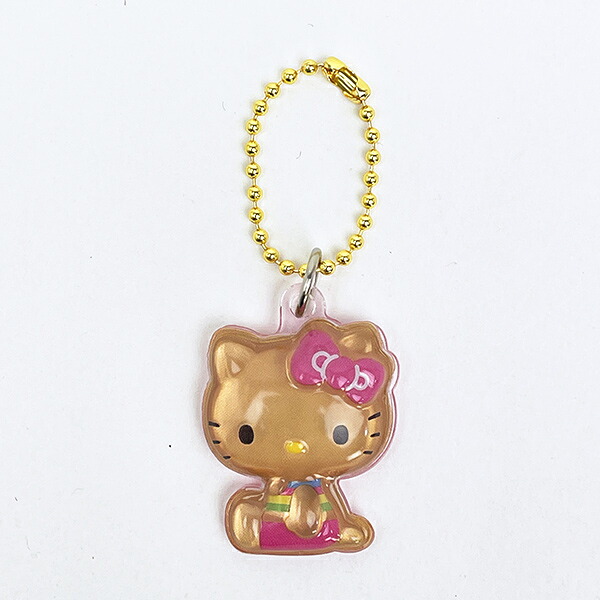 サンリオ 日焼け ハローキティ ぷっくりったいプチボールチェーン