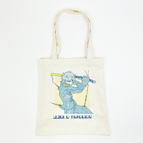 ワールドトリガー 烏丸京介 トートバッグ (ブルー) Mixing Colors