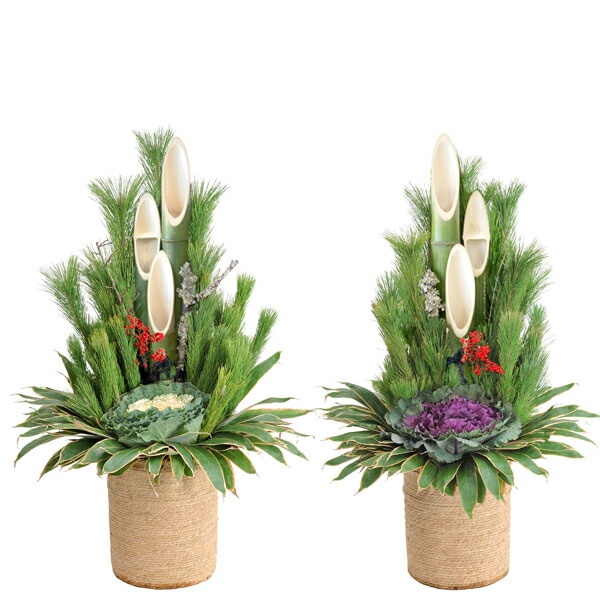 楽天市場】【土日限定ポイント2倍】本格 門松（小）高さ1.2m 120cm