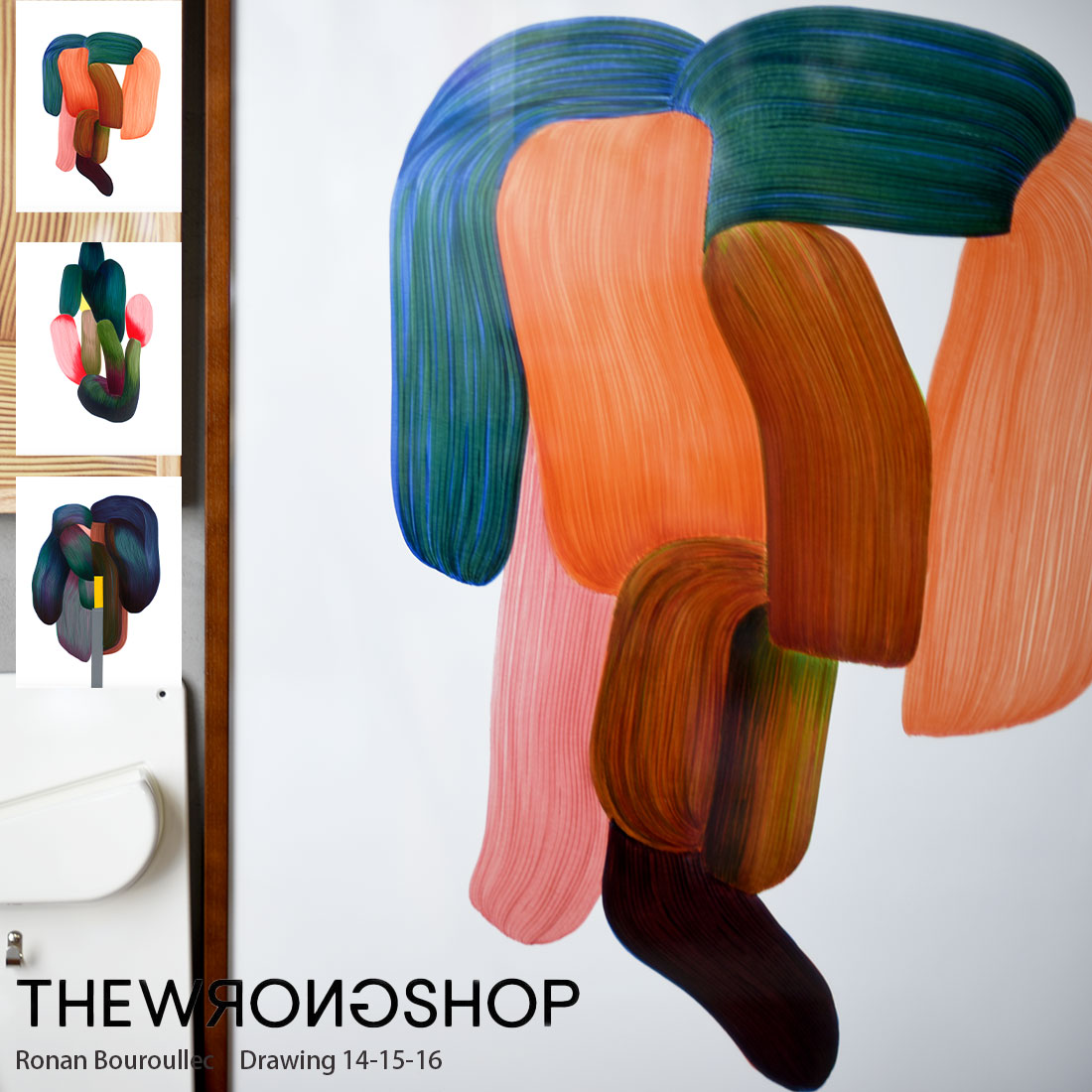 WRONGSHOP ロングショップ ロナン・ブルレック ポスター 特注グラーノ