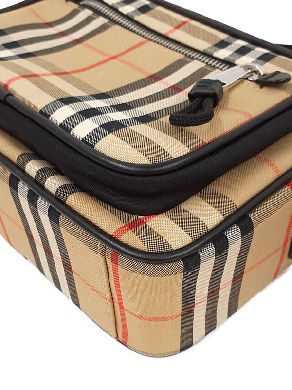 BURBERRY】バーバリー『ヴィンテージチェック＆レザー クロスボディ