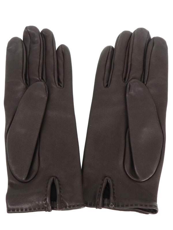 HERMES】エルメス『カデナ付き レザーグローブ size6 1/2』レディース
