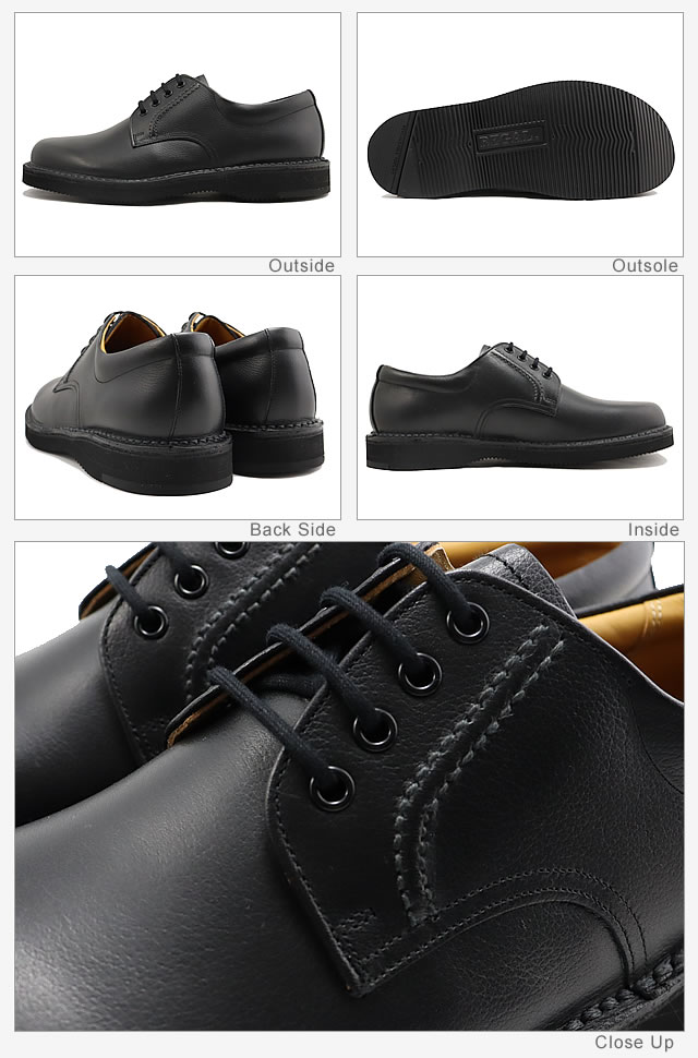 REGAL Walker リーガルウォーカー プレーントウ JJ23AG BLACK ブラック