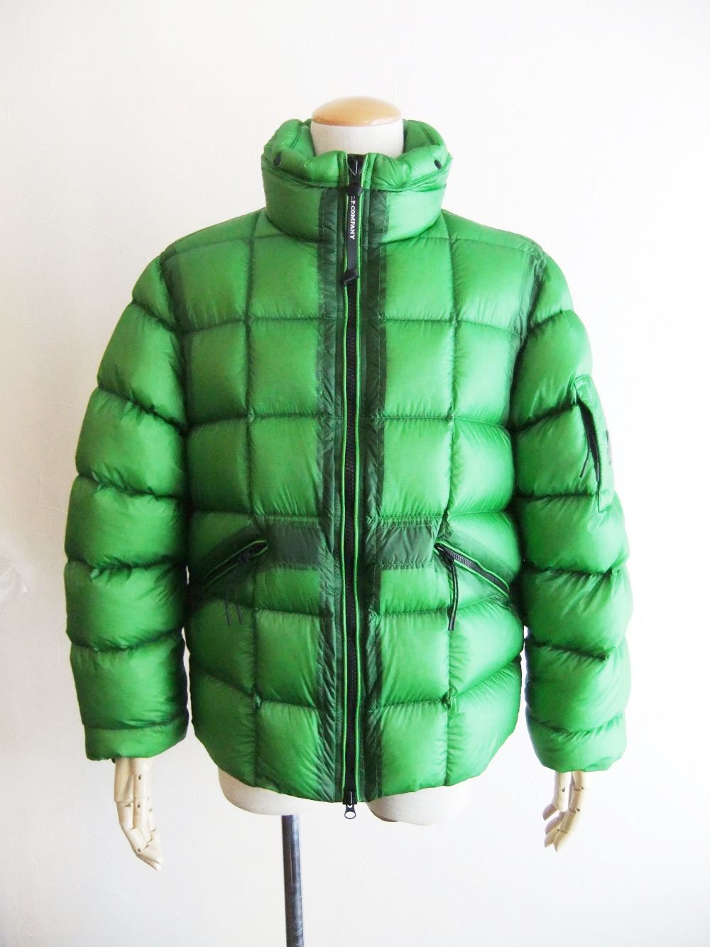 C.P. COMPANY - D.D. SHELL DOWN JACKET (グリーン) ナイロン ジップ