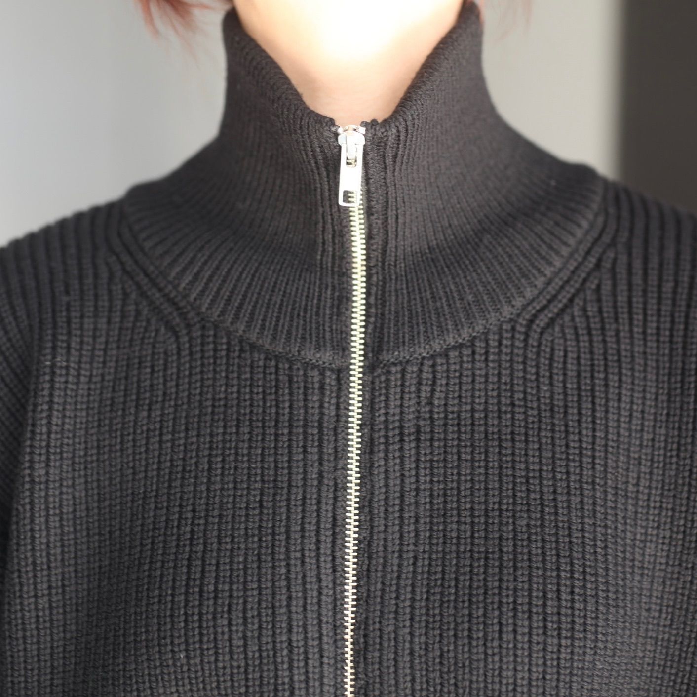 ssstein - 【残りわずか】Oversized Drivers Knit Zip Jacket