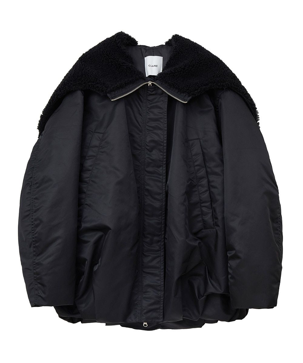 CLANE - ミリタリージャケット - BALLOON DESIGN HOODED N3B KHIKI