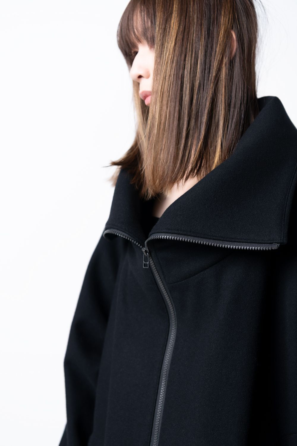 VU - 【23AW】blouson coat [BLACK] - ブルゾンコート [ブラック